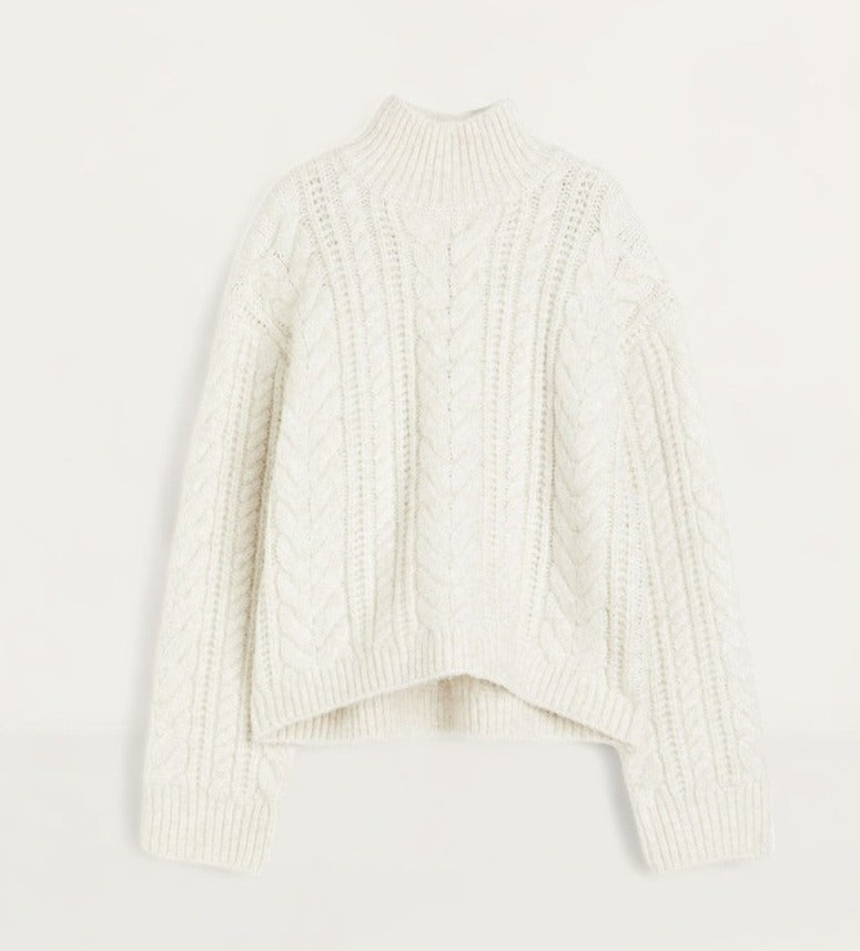 H&M Cable-knit Turtleneck Jumper product image