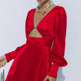 Seven Wonders Red Rosalia Mini Dress