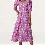 Closet London Pink Floral Print Panelled Midi Dress product image