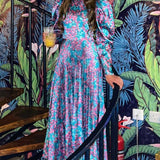 Closest London Pink Print Pleated Midi Dress