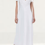 C/Meo Collective Ivory Fundamental Midi Dress