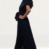 C/Meo Collective Navy Construct Midi Dress