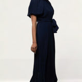 C/Meo Collective Navy Construct Midi Dress