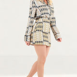 C/Meo Collective Oyster Paisley Archaic Shirt & Skirt Co-Ord