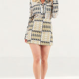 C/Meo Collective Oyster Paisley Archaic Shirt & Skirt Co-Ord