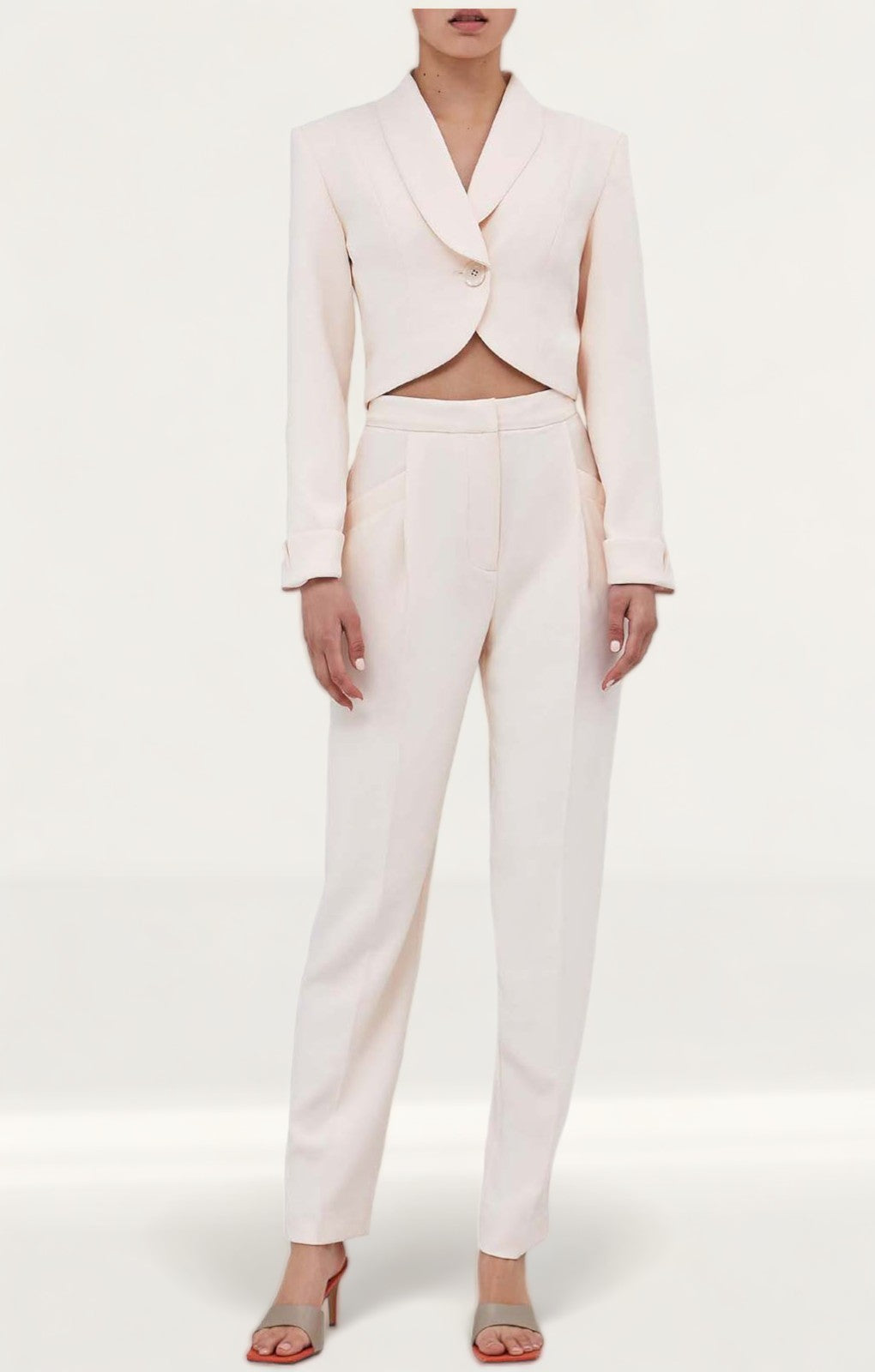C/Meo Collective Cream Trouser Suit Co-Ord