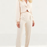 C/Meo Collective Cream Trouser Suit Co-Ord