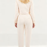 C/Meo Collective Cream Trouser Suit Co-Ord
