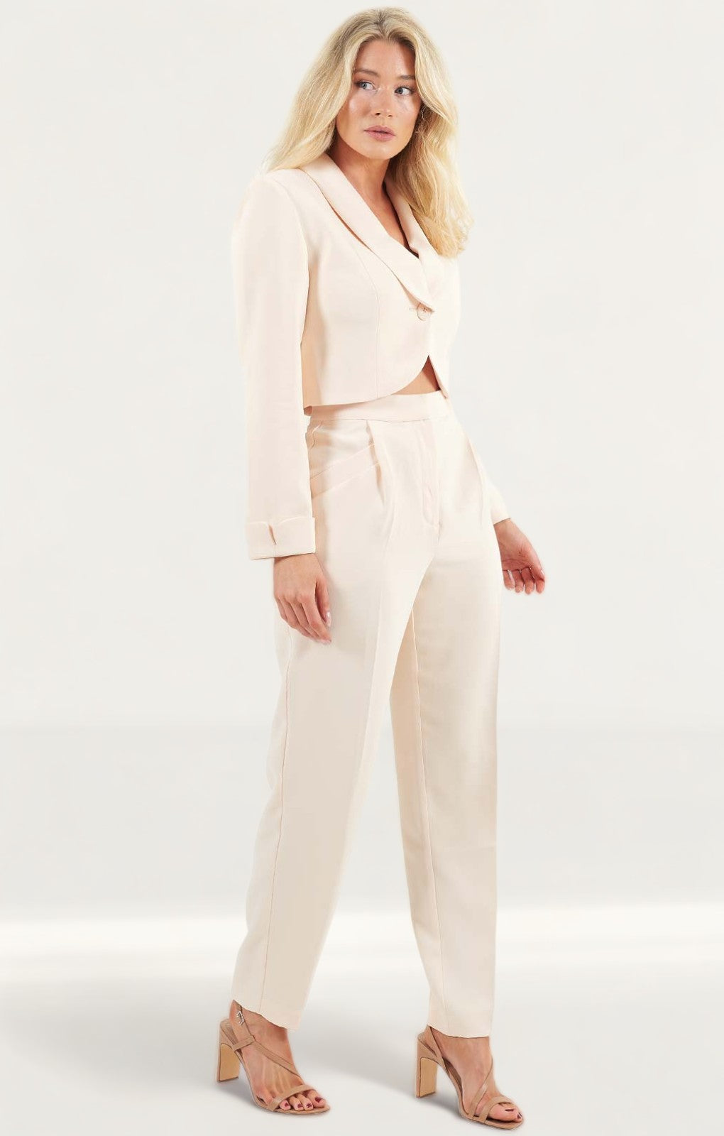 C/Meo Collective Cream Trouser Suit Co-Ord