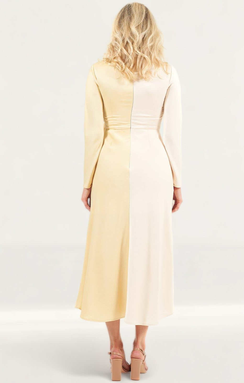 C/Meo Collective Opposite Sides Long Sleeved Midi Dress
