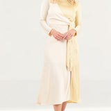 C/Meo Collective Opposite Sides Long Sleeved Midi Dress