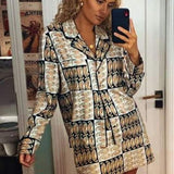 C/Meo Collective Oyster Paisley Archaic Shirt & Skirt Co-Ord