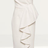 Coast Ivory Ruffle Front Bandeau Dress product image
