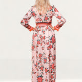 Comino Couture Pink Floral Let's Split Dress product image