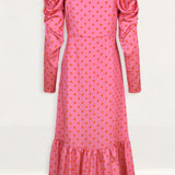 Crās Dotty Pink Pil Dress