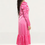 Crās Dotty Pink Pil Dress