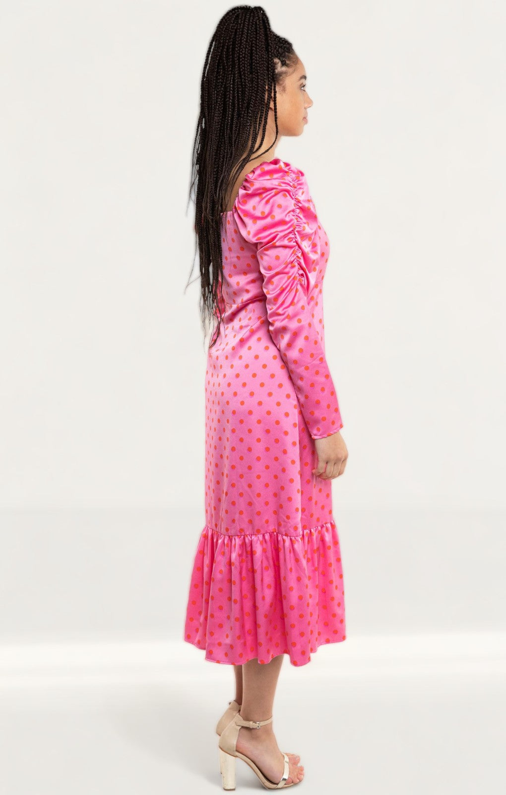 Crās Dotty Pink Pil Dress