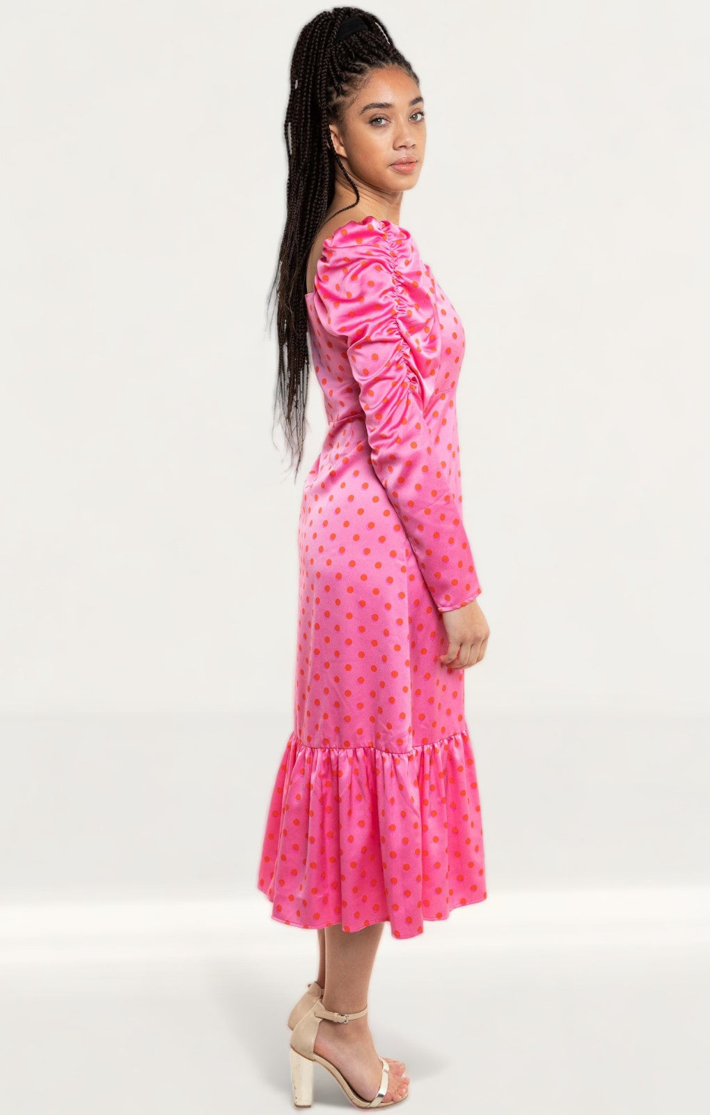 Crās Dotty Pink Pil Dress product image