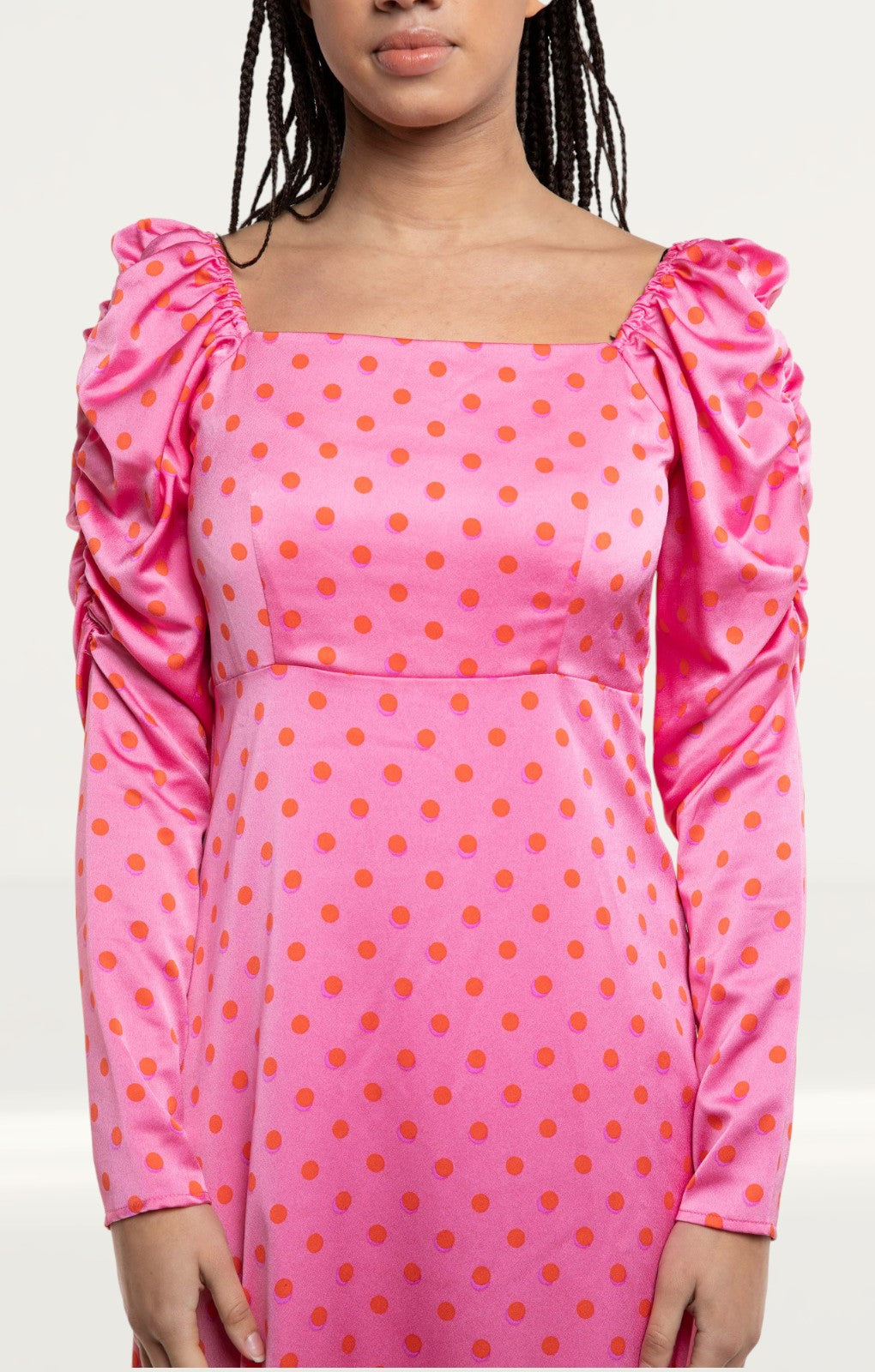 Crās Dotty Pink Pil Dress