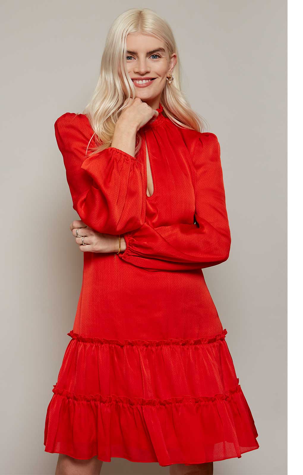Little Mistress Shift Tiered Dress