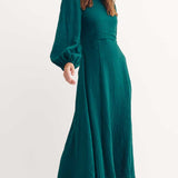 Nobody's Child Green Zola Midi Dress