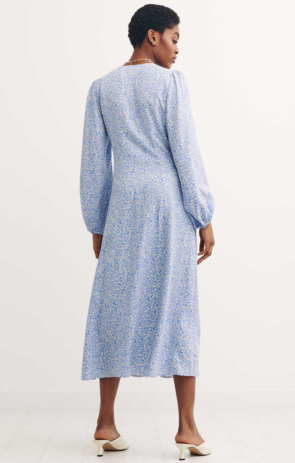 Nobody's Child Marlow Ditsy Blue Lara Midaxi Dress product image