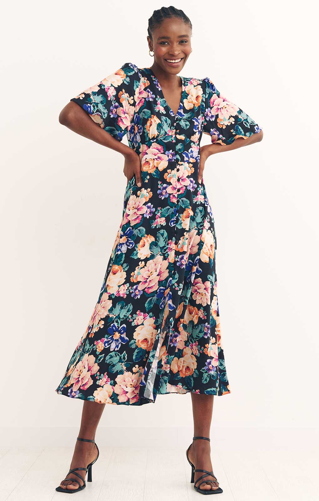 Nobody's Child Erin Midi Dress