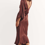 Nobody's Child Brown Ciara Midi Dress