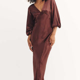 Nobody's Child Brown Ciara Midi Dress