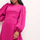 Nobody's Child Zola Pink Midi Dress