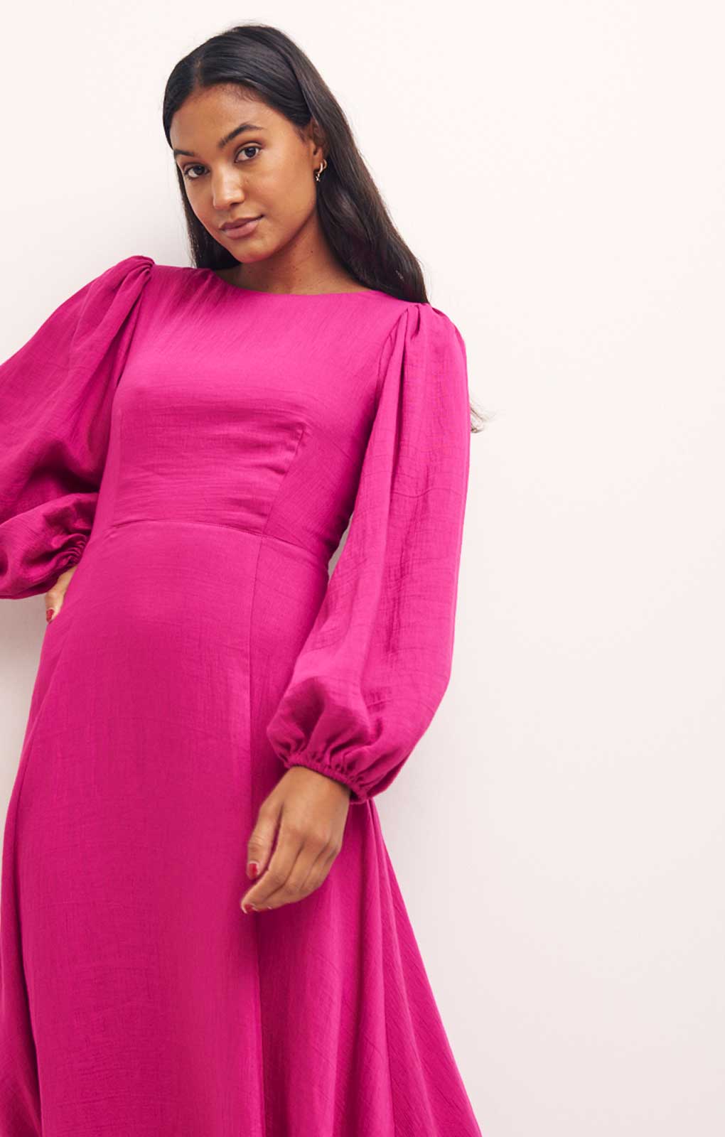 Nobody's Child Zola Pink Midi Dress product image