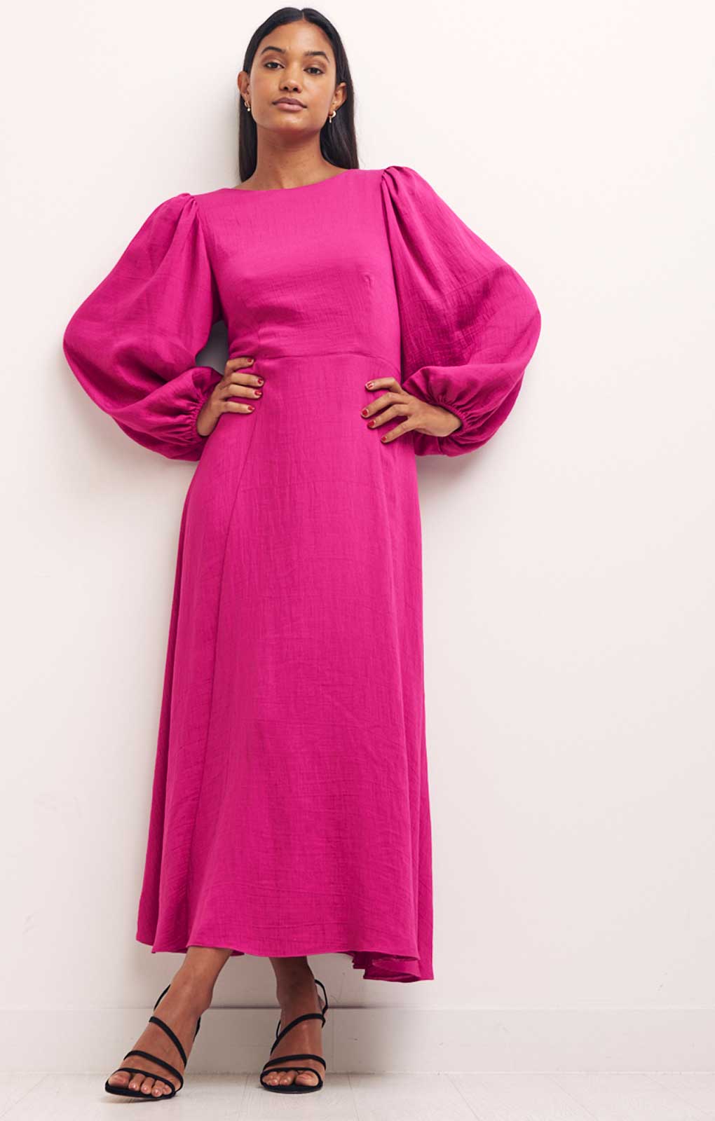 Nobody's Child Zola Pink Midi Dress