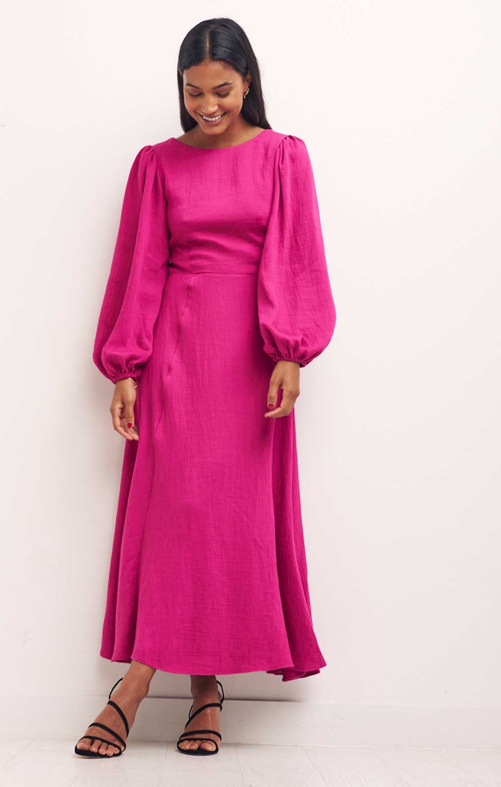 Nobody's Child Zola Pink Midi Dress