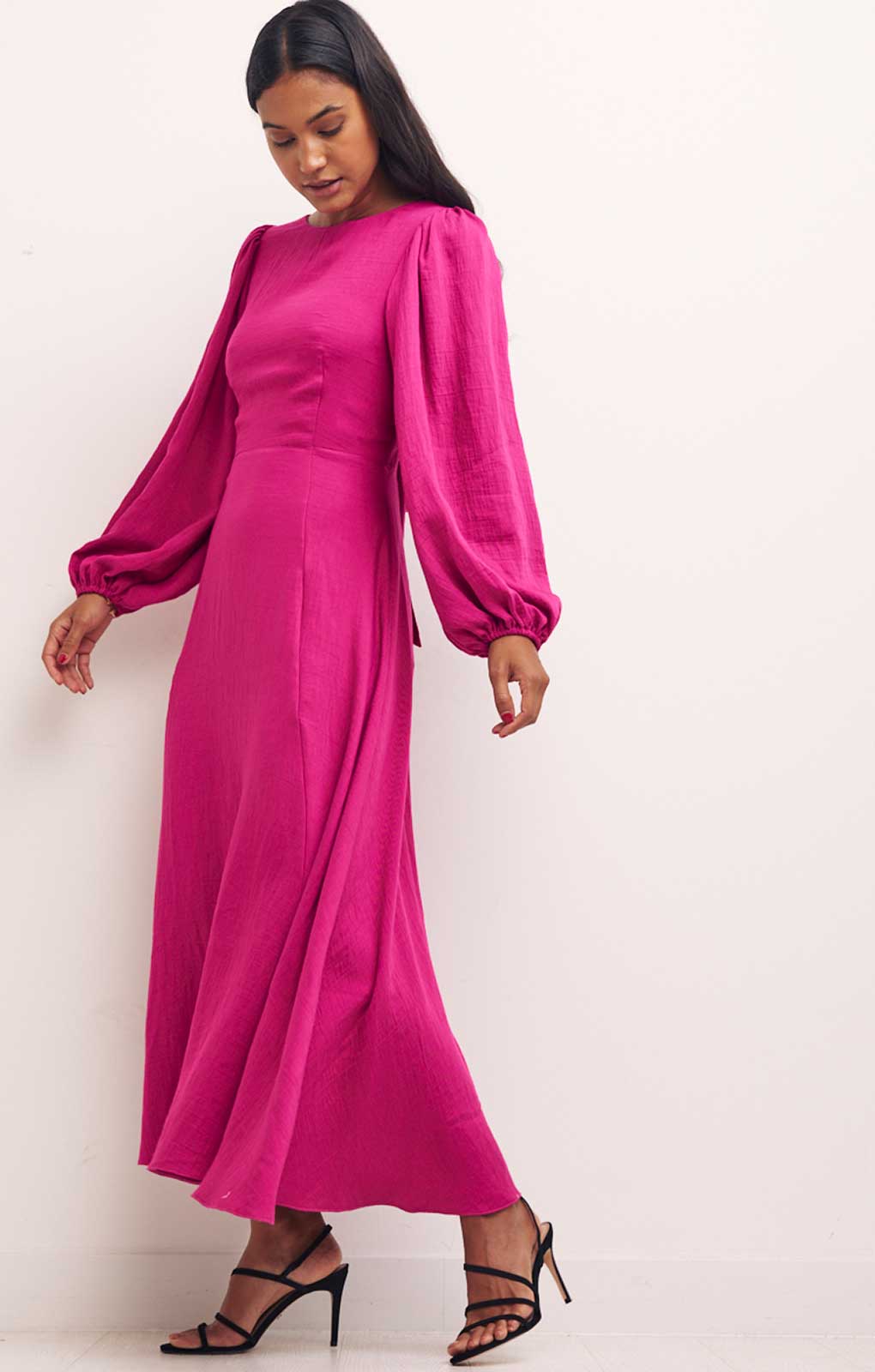 Nobody's Child Zola Pink Midi Dress