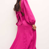 Nobody's Child Zola Pink Midi Dress