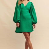Nobody's Child Emerald Green Zendaya Mini Dress