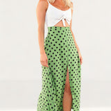 Dancing Leopard Malibu Dress in Green Dotty Mix