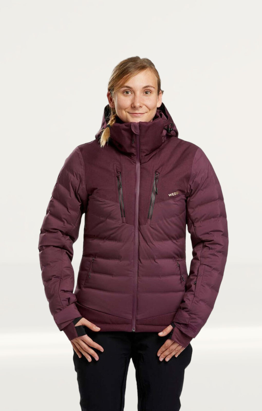 Decathlon Maroon Women's Piste Ski Jacket product image