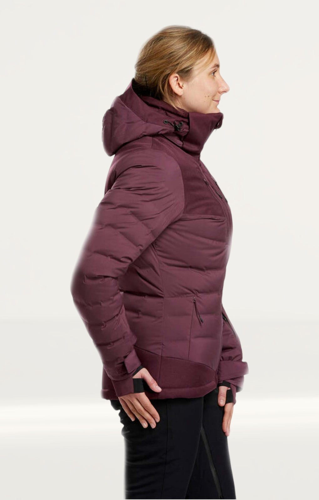 Decathlon Maroon Women's Piste Ski Jacket product image