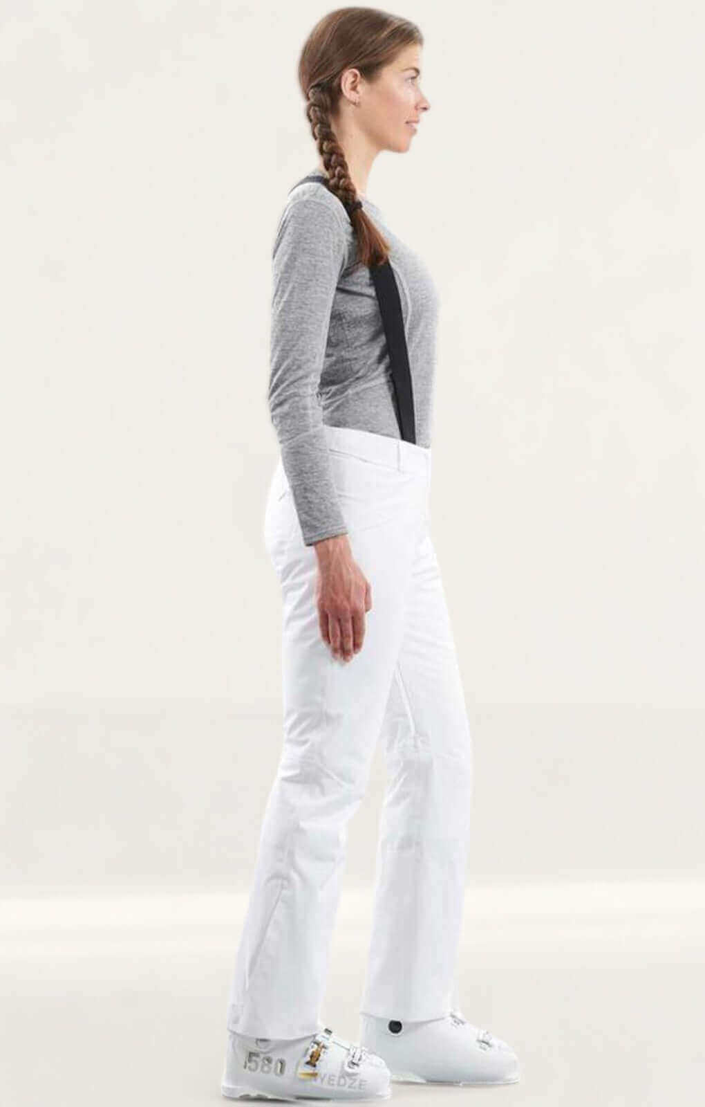 Rent Decathlon White Women s Downhill Ski Trousers Hirestreet