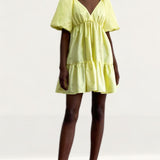 Delfi Collective Yellow Rebecca Mini Dress