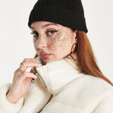 Dickies Red Chute Borg Puffer Jacket In Cream