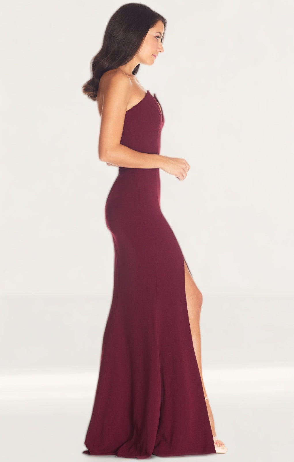 Dress The Population Burgundy Fernanda Dress product image