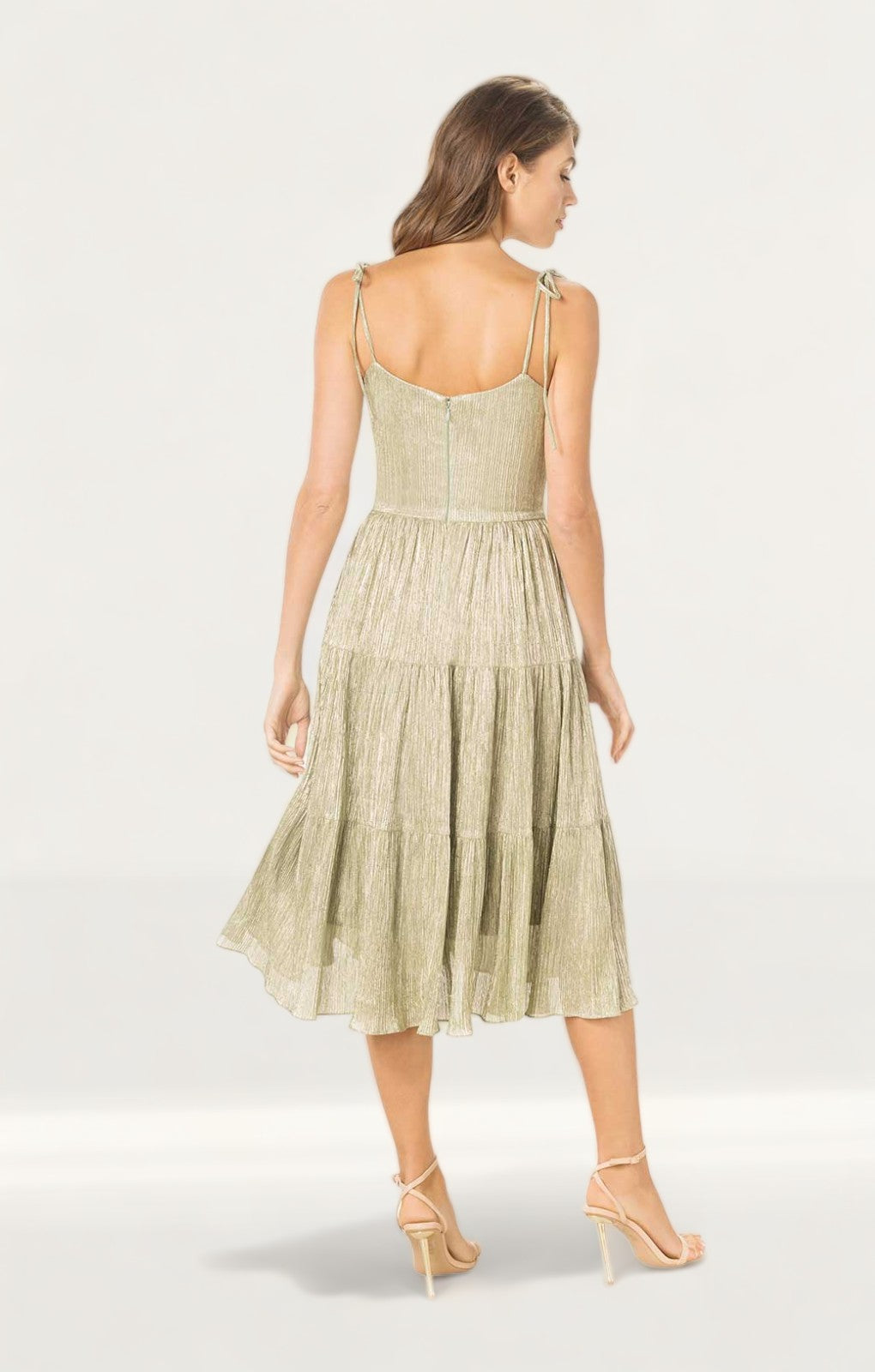 Dress The Population Dream Lime Midi Dress