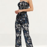 Dress The Population Multi Navy Andy Jumpsuit