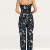 Dress The Population Multi Navy Andy Jumpsuit