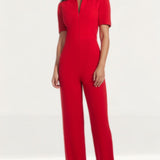 Dress The Population Red Gloria Jumpsuit