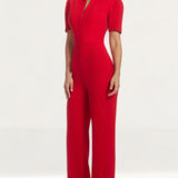 Dress The Population Red Gloria Jumpsuit