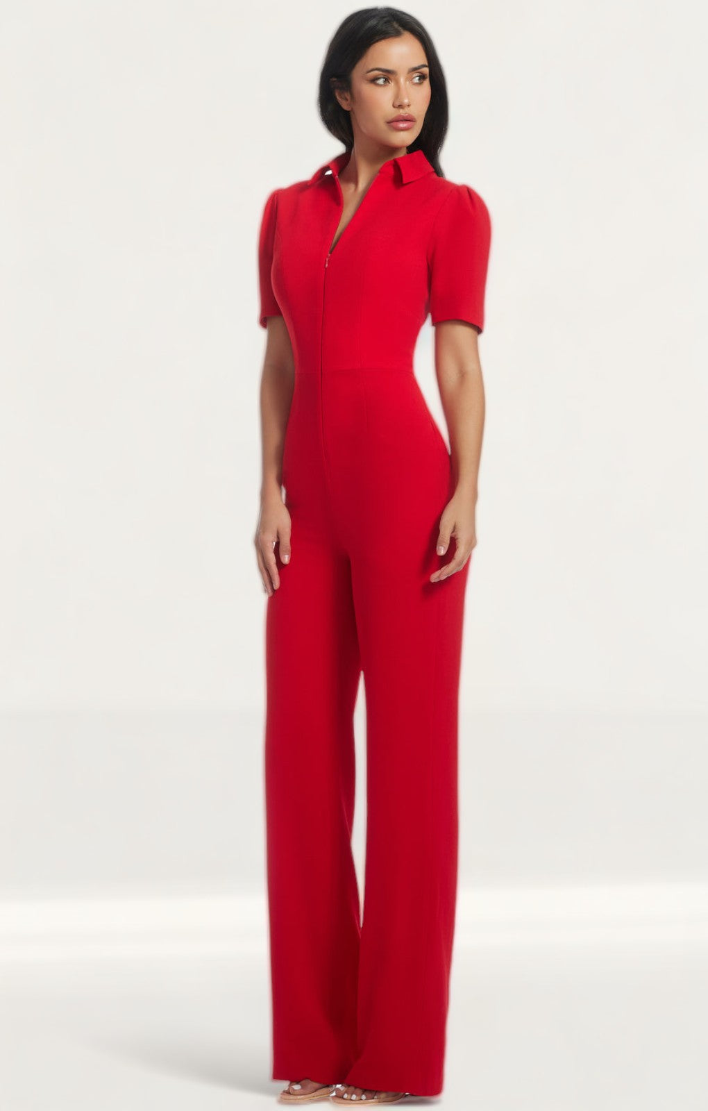 Dress The Population Red Gloria Jumpsuit