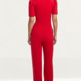 Dress The Population Red Gloria Jumpsuit